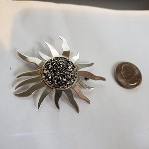 Sterling Silver Pin/Pendant Mexico 925 Star